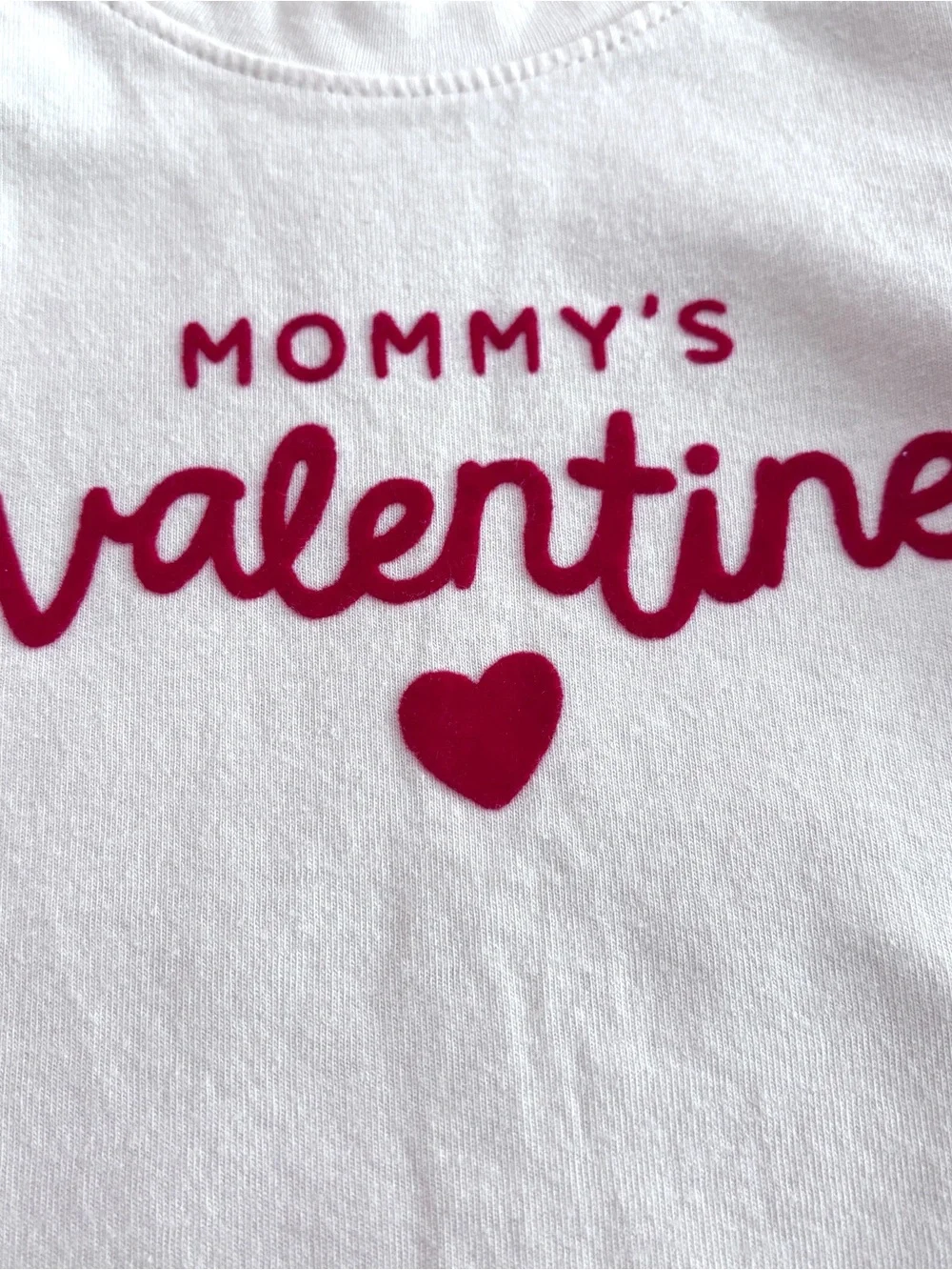 Carter’s Baby Mommy's Valentine Long-Sleeve Graphic Bodysuit Cream 18m